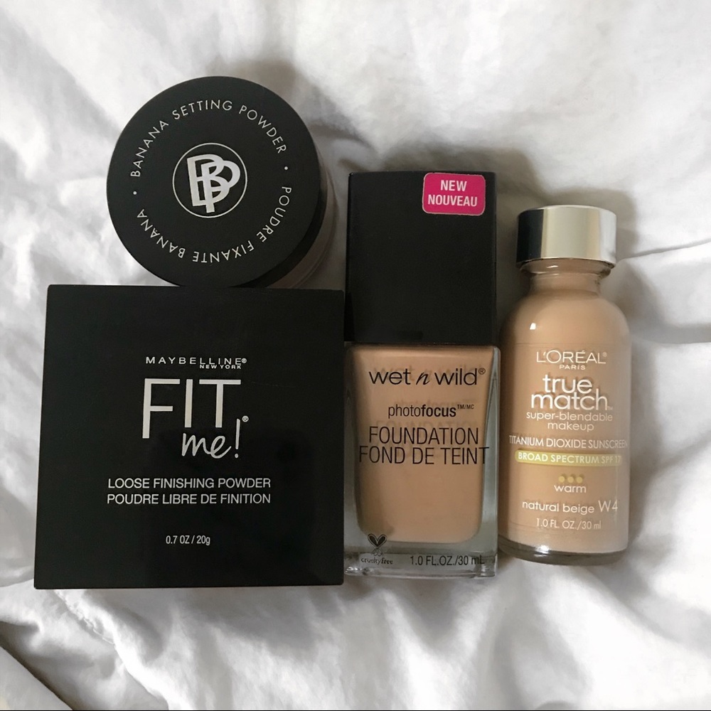 Foundation and Loose Powder Makeup Bundle